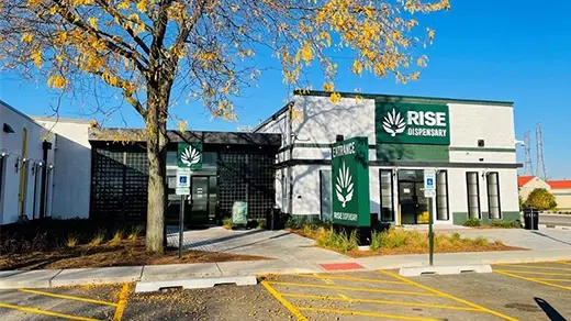 RISE Dispensaries Mundelein storefront-D